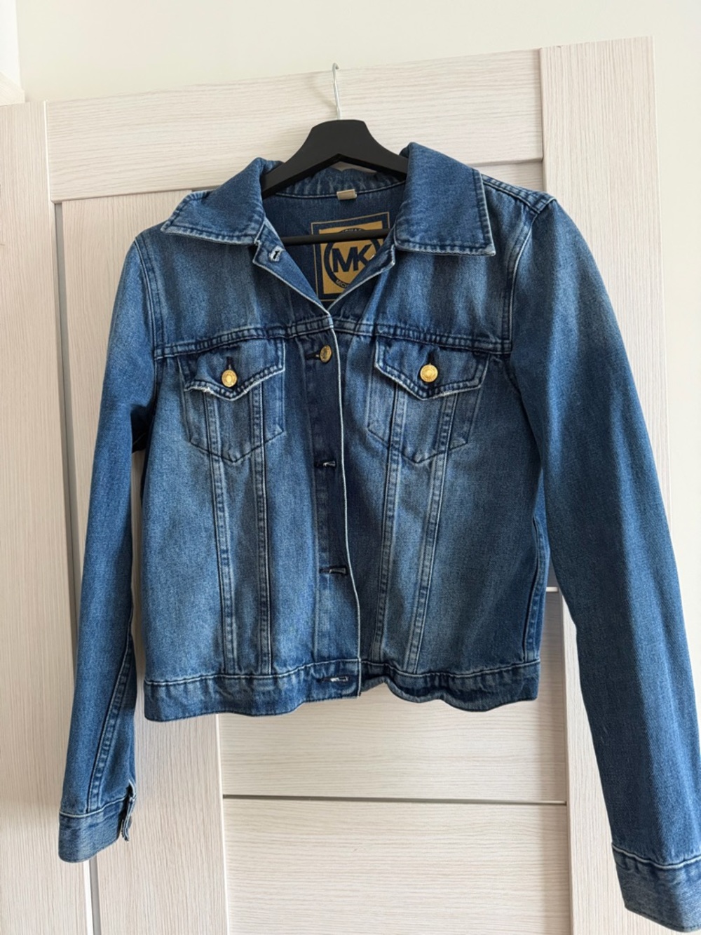 Michael Kors Denim Jacket with Gold Details